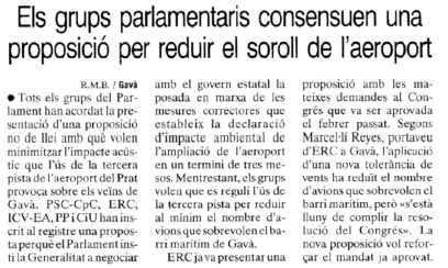 Notícia publicada al diari EL PUNT el 12 de maig de 2005